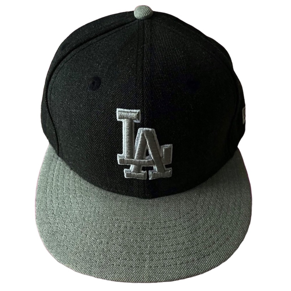 Los Angeles Dodgers MLB Fitted Size 7 1/4 New Era 59Fifty 2Tone Baseball Cap Hat
